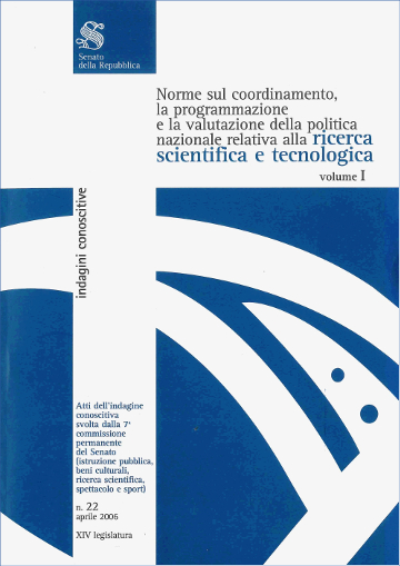 Norme sul coordinamento, la programmazione e la valutazione della politica nazionale relativa alla ricerca scientifica e tecnologica