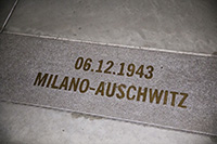 Le immagini del Memoriale della Shoah di Milano