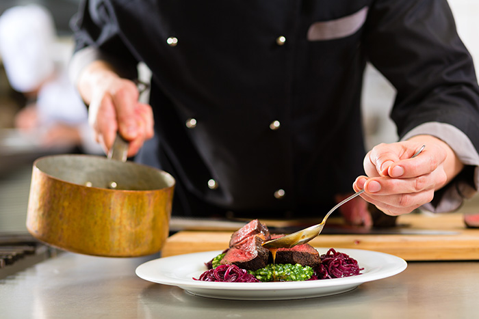 Maestro dell'arte della cucina italiana