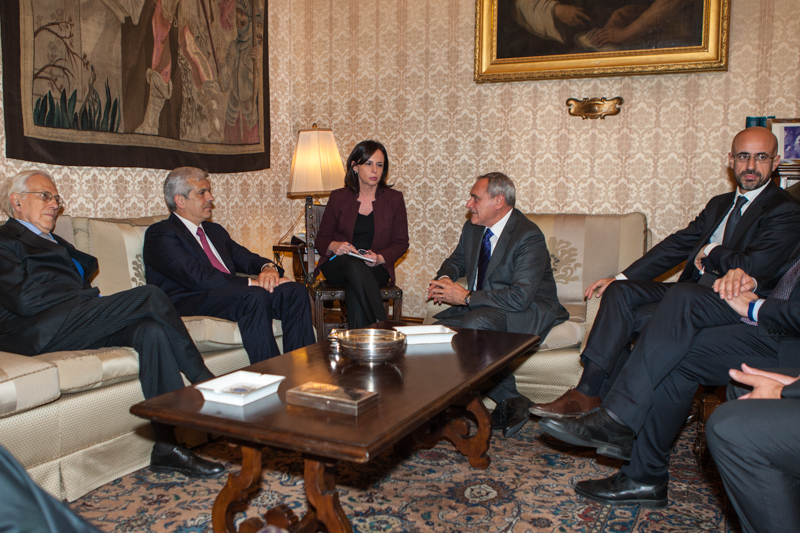 Il Presidente a colloquio con il Presidente della Camera dei Deputati della Repubblica Argentina, Julian Andres Dominguez