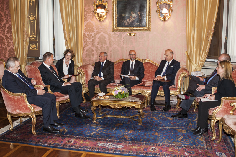 Il colloquio con il Presidente della Repubblica di Romania, Klaus Werner IOHANNIS