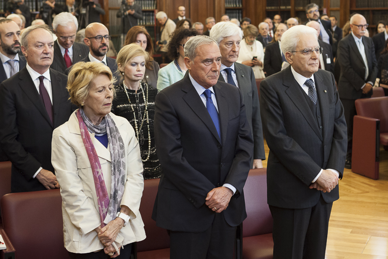 Il Presidente Grasso e il Presidente Mattarella rendono omaggio alla memoria di Marco Pannella.