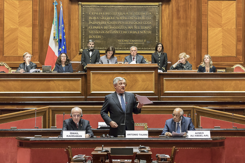 Intervento di Antonio Tajani, Presidente del Parlamento europeo.