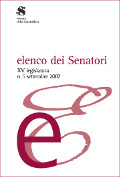 Elenco dei Senatori XV legislatura n. 5 settembre 2007