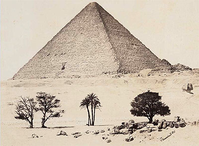Grande piramide di Cheope, 1860 ca.