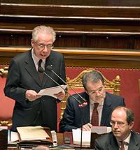 L'intervento del ministro Padoa-Schioppa