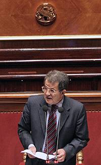 Il Presidente del Consiglio nell'Aula del Senato