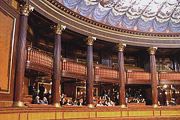 Immagine delle tribune del pubblico nell'Aula di Palazzo Madama