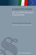 Copertina della Costituzione italiana in lingua francese