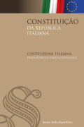 Copertina della Costituzione italiana in lingua portoghese