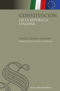Copertina della Costituzione italiana in lingua spagnola