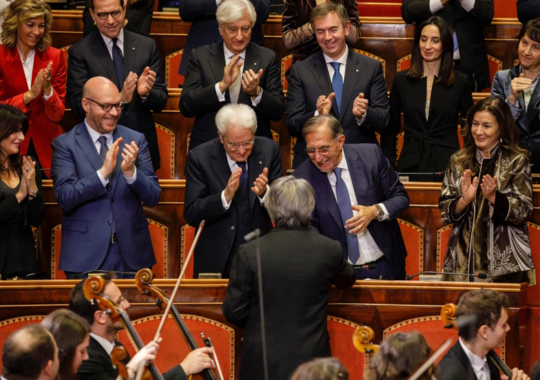 Il Presidente La Russa al Concerto di Natale 2024 in Senato