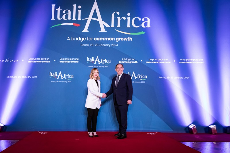 Il Presidente La Russa al vertice internazionale Italia - Africa in Senato