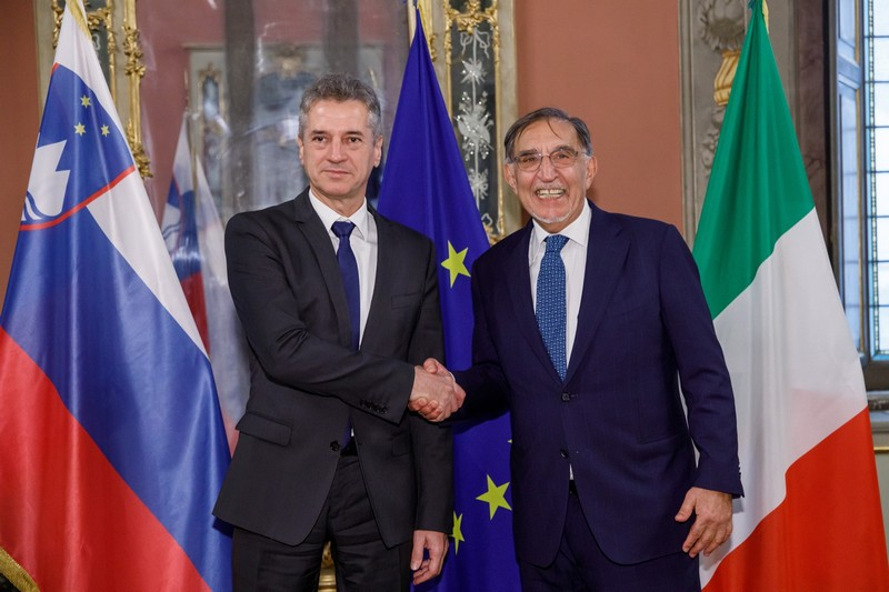 Il Presidente La Russa incontra il Primo Ministro di Slovenia Robert Golob
