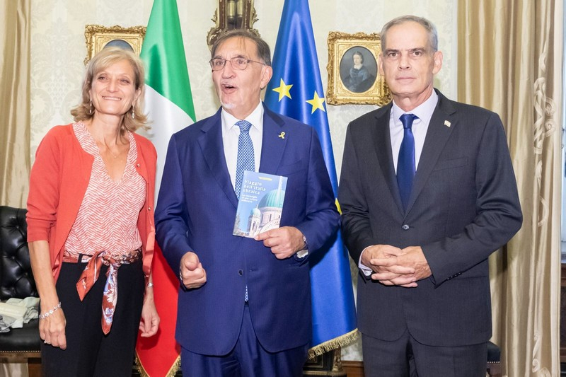 Il Presidente del Senato con l'Ambasciatore designato di Israele