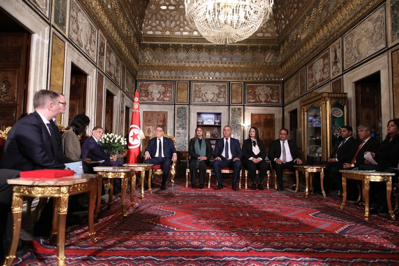 Incontro con il Presidente dell’Assemblea dei Rappresentanti del Popolo Ibrahim Bouderbala